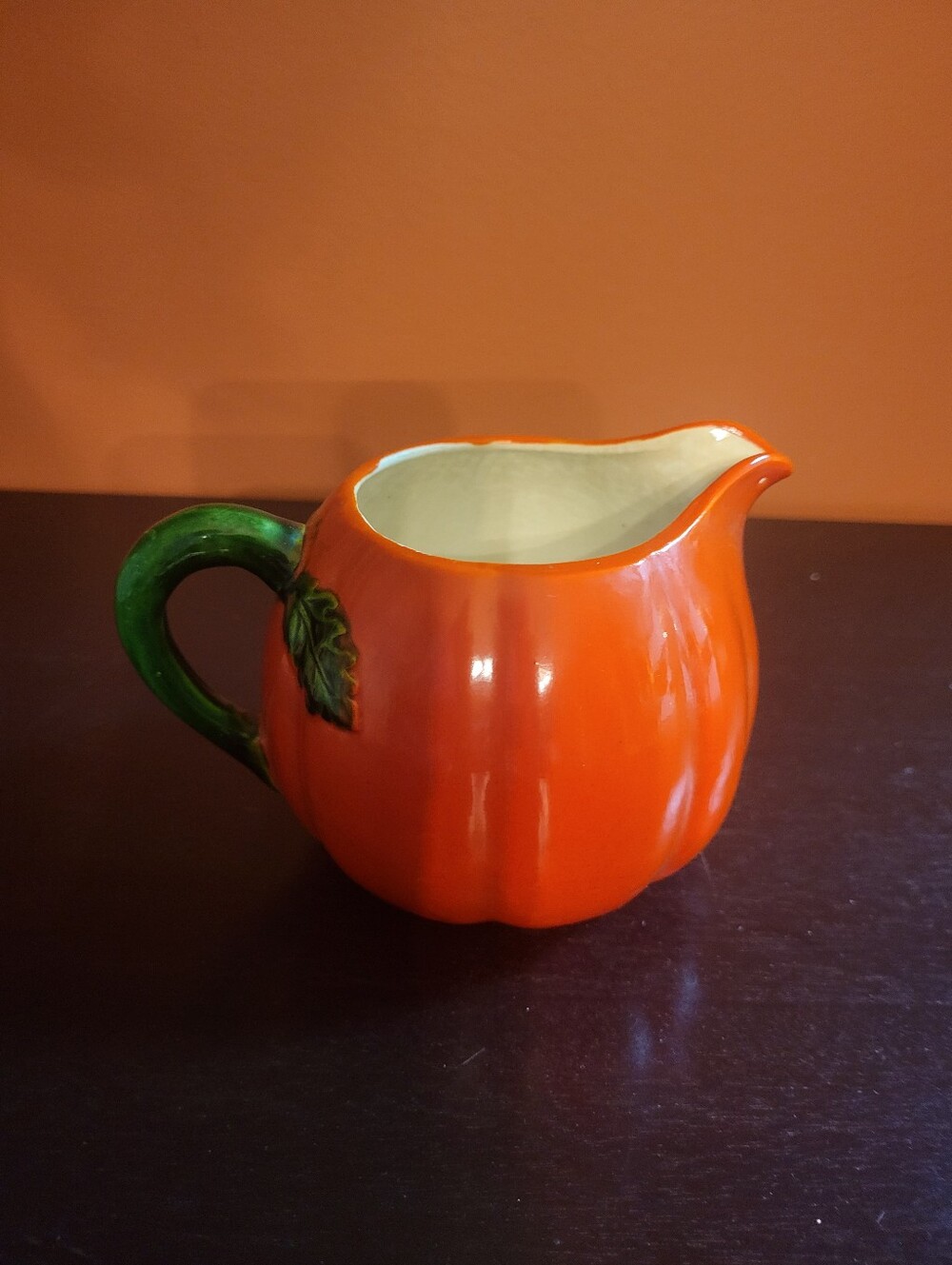 VTG 1950's Japanese Maruhon Ware Hand Painted Ceramic Tomato Creamer